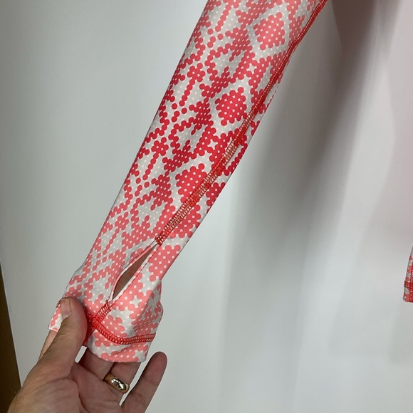 Nike Pro Dri Fit Qtr Zip Pullover, peach ombre’ - Picture 11 of 15